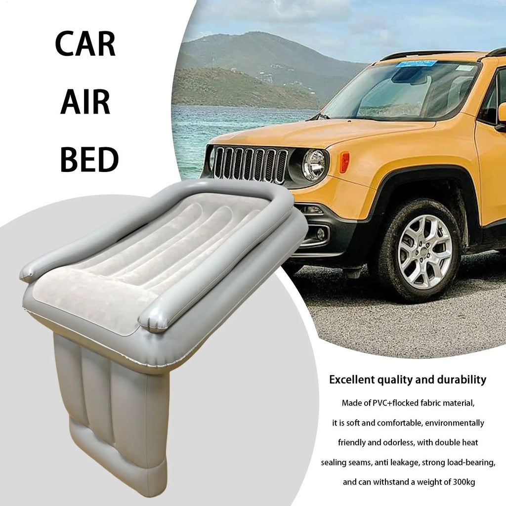 Extension de lit d'avion gonflable portable pour siège arrière de voiture, matelas de couchage pliable pour enfant en bas âge, pour l'intérieur de la voiture