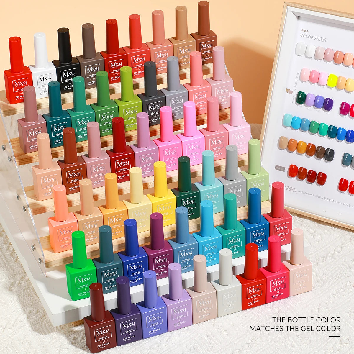 6-Piece UV LED Gel Polish Set - Semi-Permanent Nail Art Kit (15ml)