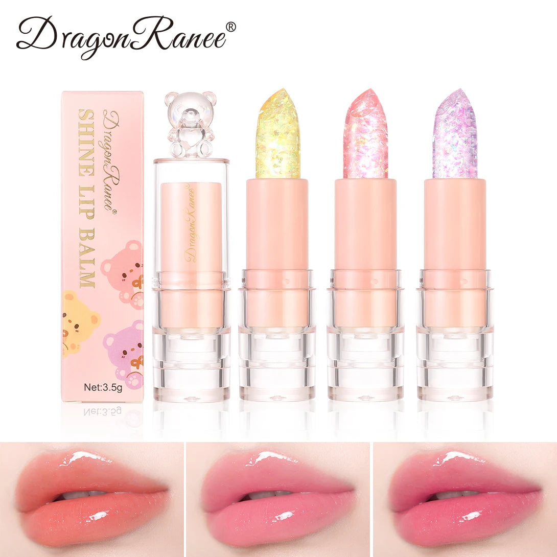 Color-Changing Glitter Lip Gloss