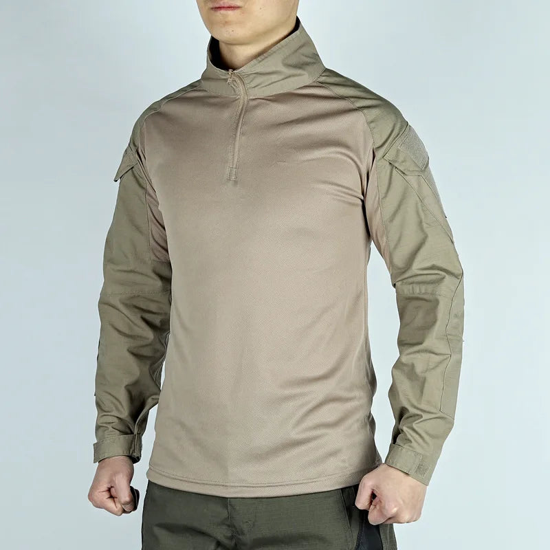 Army Outdoors Long Sleeve Tactical Shirt - Breathable Training & Hiking Tee